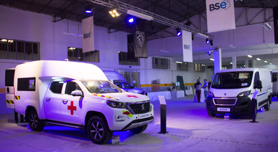 Présentation des ambulances BSE Industrie à Mégrine